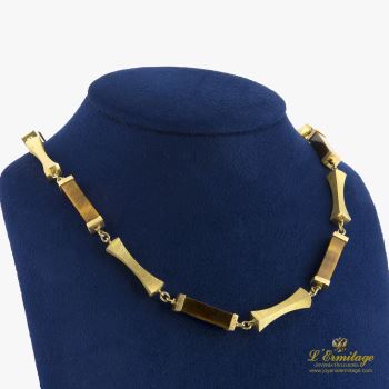 COLLARES<BR>GARGANTILLA ORO AMARILLO ADORNOS  OJO ... · ref.: (OMX)