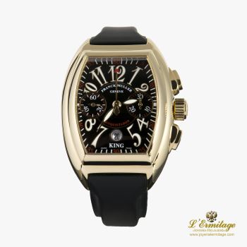 FRANCK MULLER<BR>KING CONQUISTADOR CHRONOGRAPH ORO AMAR... · ref.: 8005 CC KING