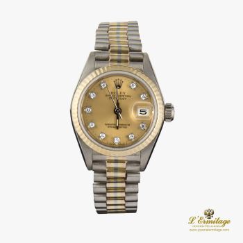 ROLEX<BR>LADY-DATEJUST ORO BLANCO ORO AMARILLO ... · ref.: 69179 BIC