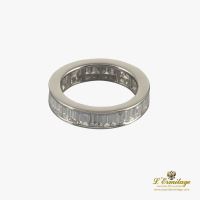 ANILLOS / SORTIJAS<BR>SORTIJA ALIANZA CATALANA ORO BLANCO Y ...