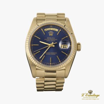 ROLEX<BR>DAY-DATE PRESIDENT ORO AMARILLO CABALL... · ref.: 18038