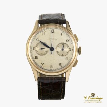 LONGINES<BR>VINTAGE CHRONOGRAPH ORO AMARILLO CUERD... · ref.: 5094