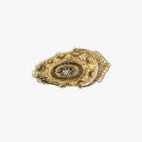 Broche-alfiler antiguo oro amarillo