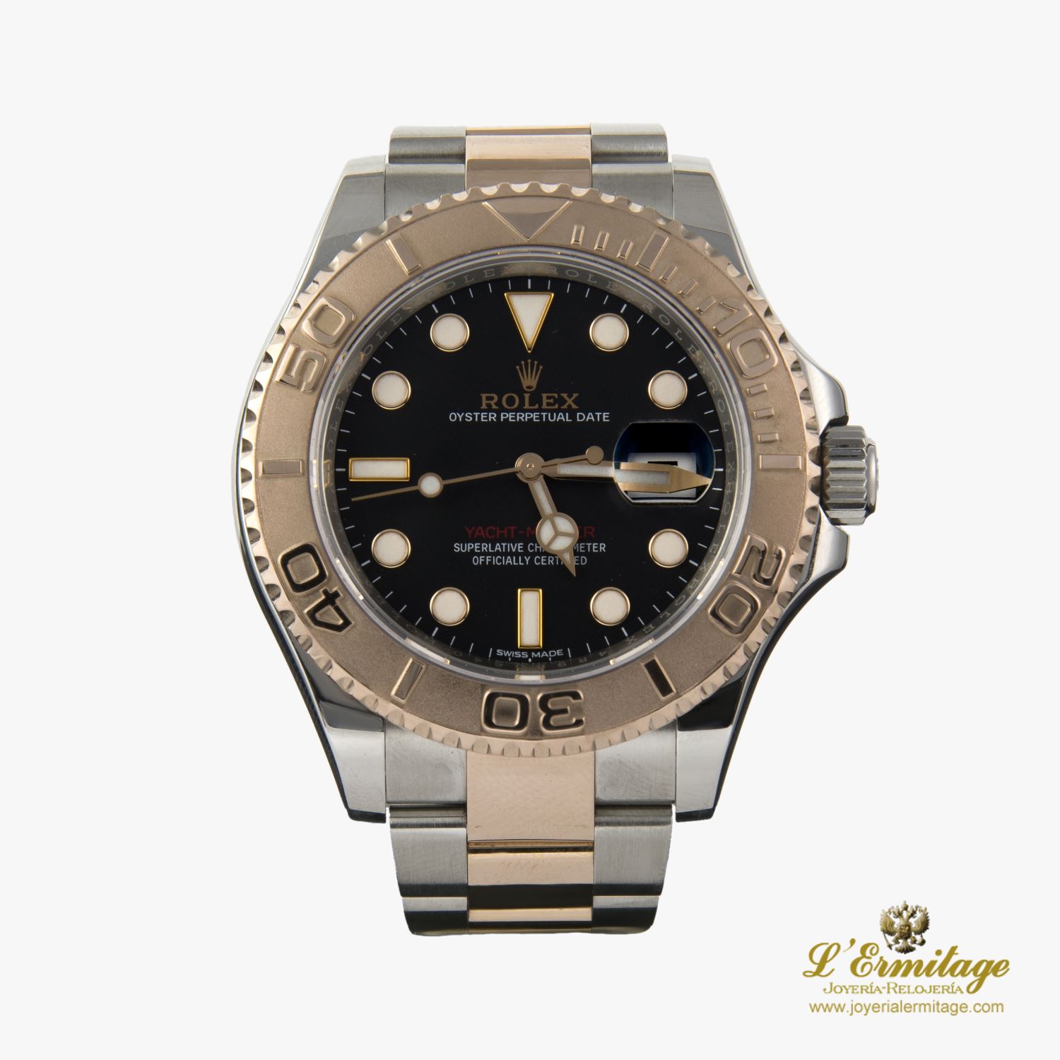 Reloj Rolex Yacht Master Acero Y Oro Rosa Caballero 40Mm