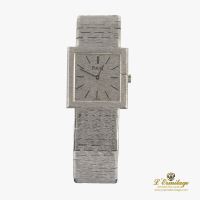 PIAGET<BR>POLO ORO BLANCO CUERDA MANUAL SEÑORA