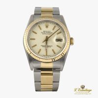 ROLEX<BR>DATEJUST ACERO Y ORO CABALLERO 36MM.