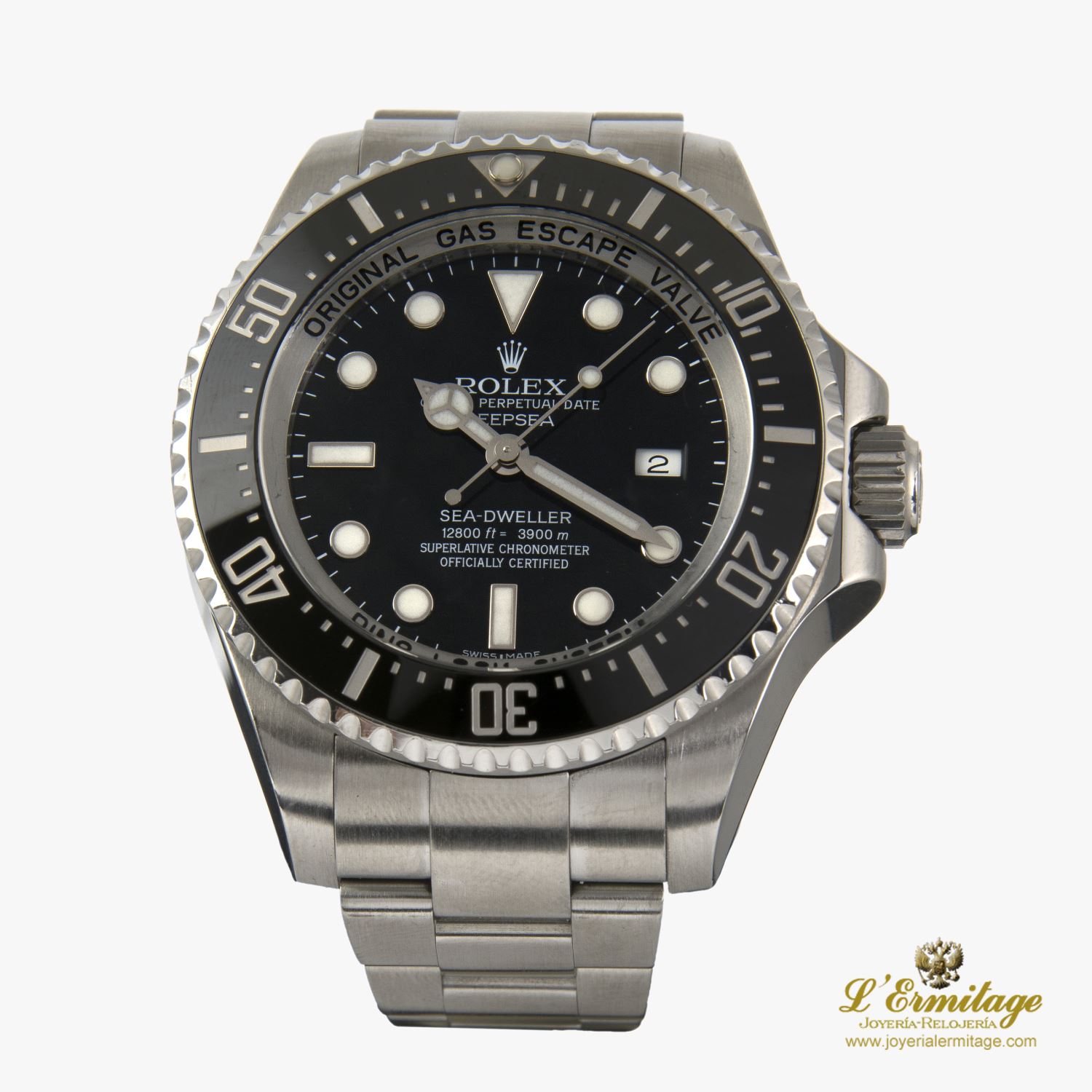 Reloj Rolex Submariner Sea-Dweller Deepsea Cerámico 44Mm.. Automático. Acero. Reloj De Caballero/Unisex · Compra Venta de Relojes de Lujo y Joyas Joyería L'Ermitage