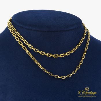 COLLARES<BR>CADENA LARGA ORO AMARILLO. 60CM. · ref.: (NSM)