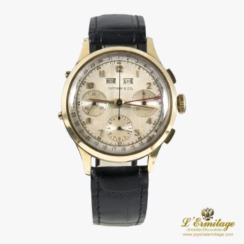 TIFFANY<BR>TRIPLE CALENDARIO CHRONOGRAPH ORO AMAR... · ref.: (NOXI)