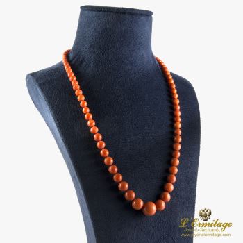 COLLARES<BR>COLLAR CORAL DEGRADE. 55CM LARGO. · ref.: (RMX)