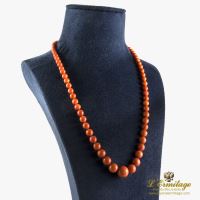 Collar coral degrade. 55Cm largo.