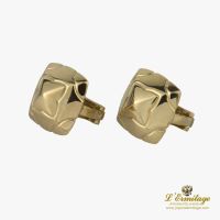 PENDIENTES<BR>PENDIENTES BULGARI PIRÁMIDE ORO AMARIL...