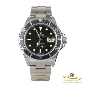 ROLEX<BR>SUBMARINER DATE ACERO 40MM · ref.: 16800