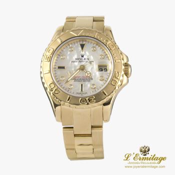 ROLEX<BR>YACHT-MASTER ORO AMARILLO Y DIAMANTES ... · ref.: 169628