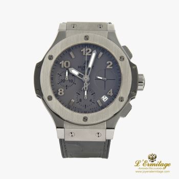 HUBLOT<BR>BIG BANG CHRONOGRAPH EARL GRAY ACERO A... · ref.: 342.ST.5010.LR