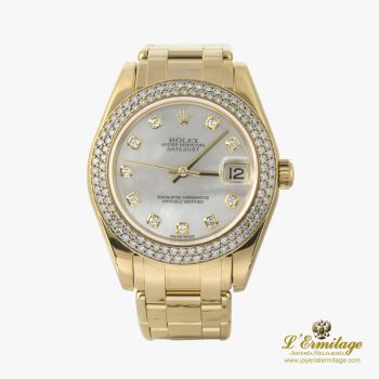 ROLEX<BR>DATEJUST PEARLMASTER ORO AMARILLO Y DI...