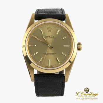 ROLEX<BR>OYSTER PERPETUAL ORO AMARILLO 34MM · ref.: 14208