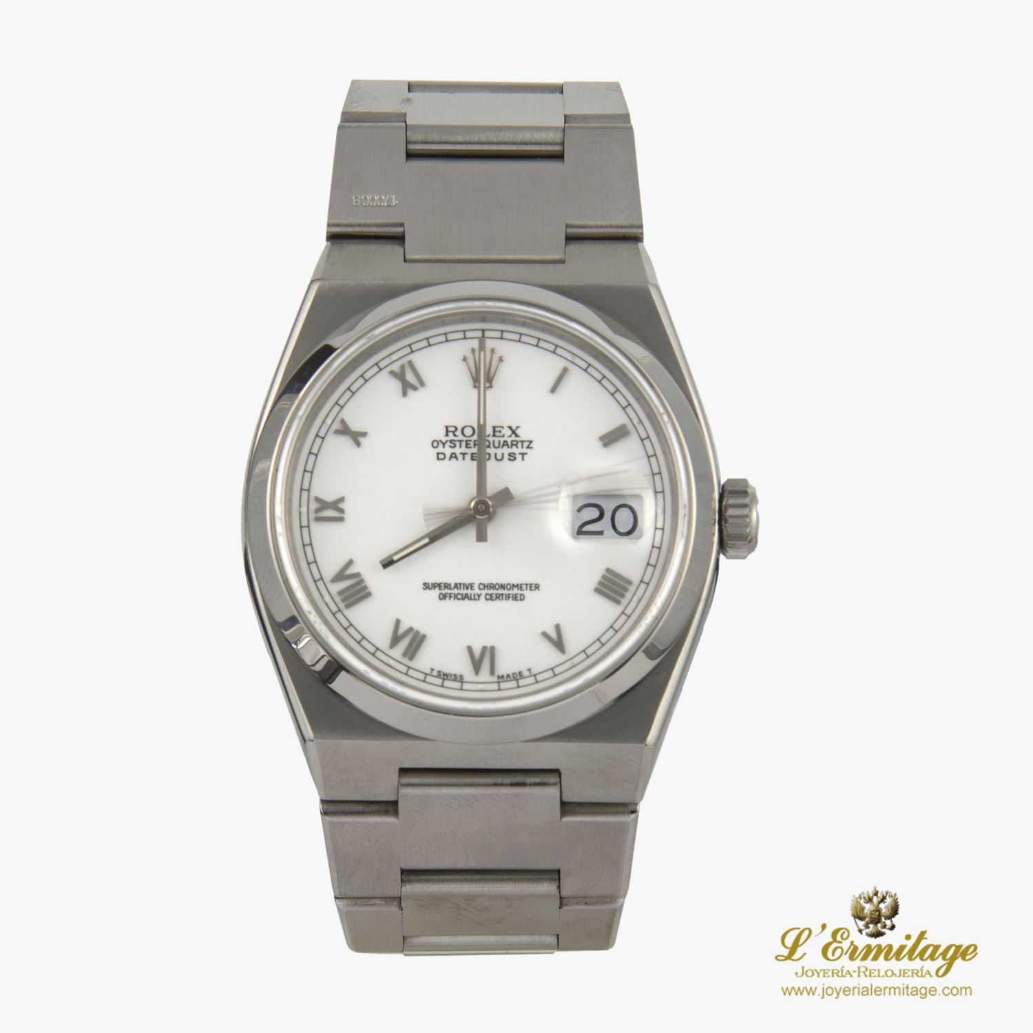 Miedo a morir tribu taburete Reloj Rolex Datejust Oysterquartz Acero Caballero 36Mm. Cuarzo. Acero.  Reloj De Caballero/Unisex · Compra Venta de Relojes de Lujo y Joyas ·  Joyería L'Ermitage