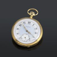 Reloj de bolsillo lepine oro amarillo.  