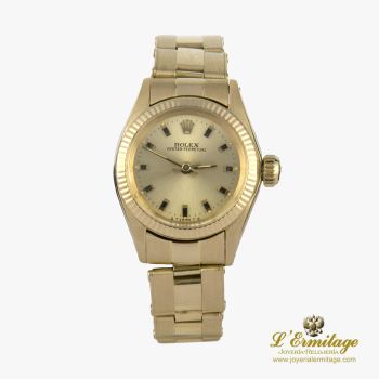 ROLEX<BR>OYSTER PERPETUAL ORO AMARILLO SEÑORA 2... · ref.: 6719