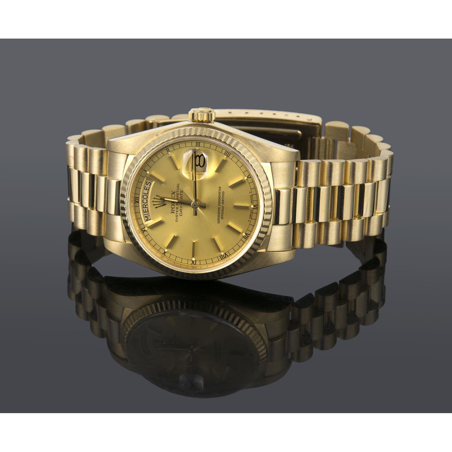 Rolex date on sale date oro