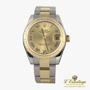 ROLEX<BR>DATEJUST ACERO Y ORO CADETE 32MM · ref.: 178273