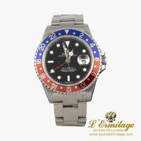 Oyster perpetual gmt master ii acero pepsi.  