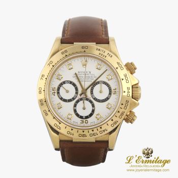 ROLEX<BR>DAYTONA ZENITH ORO AMARILLO Y BRILLANT... · ref.: 16518