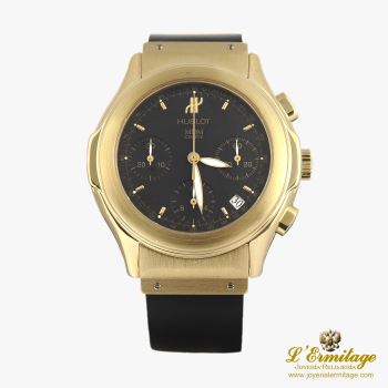 HUBLOT<BR>NAVY CHRONOGRAPHE ORO AMARILLO CABALLE... · ref.: 1810.3