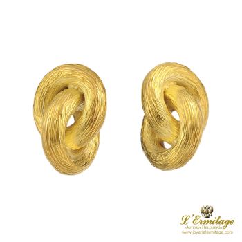 PENDIENTES<BR>PENDIENTES DOBLE ARO ORO AMARILLO · ref.: (AMX)