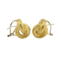 Pendientes doble aro oro amarillo