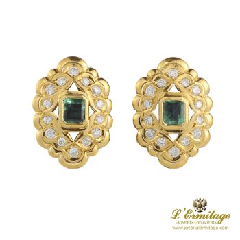 PENDIENTES<BR>PENDIENTES ANTIGUOS ORO AMARILLO ESMER... · ref.: (OMX)