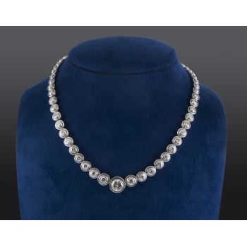 COLLARES<BR>GARGANTILLA RIVIERE ORO BLANCO CHATONE... · ref.: PRESENTA CERTIFICADO...