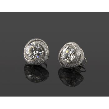 PENDIENTES<BR>PENDIENTES ORO BLANCO Y DIAMANTES COLO... · ref.: PRESENTA CERTIFICADO...