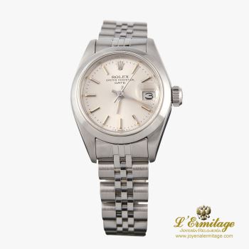ROLEX<BR>OYSTER PERPETUAL DATE 26MM SEÑORA ACER... · ref.: 69160