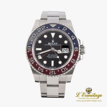 ROLEX<BR>GMT MASTER II PEPSI CERÁMICO ACERO.   ... · ref.: 126710BLRO
