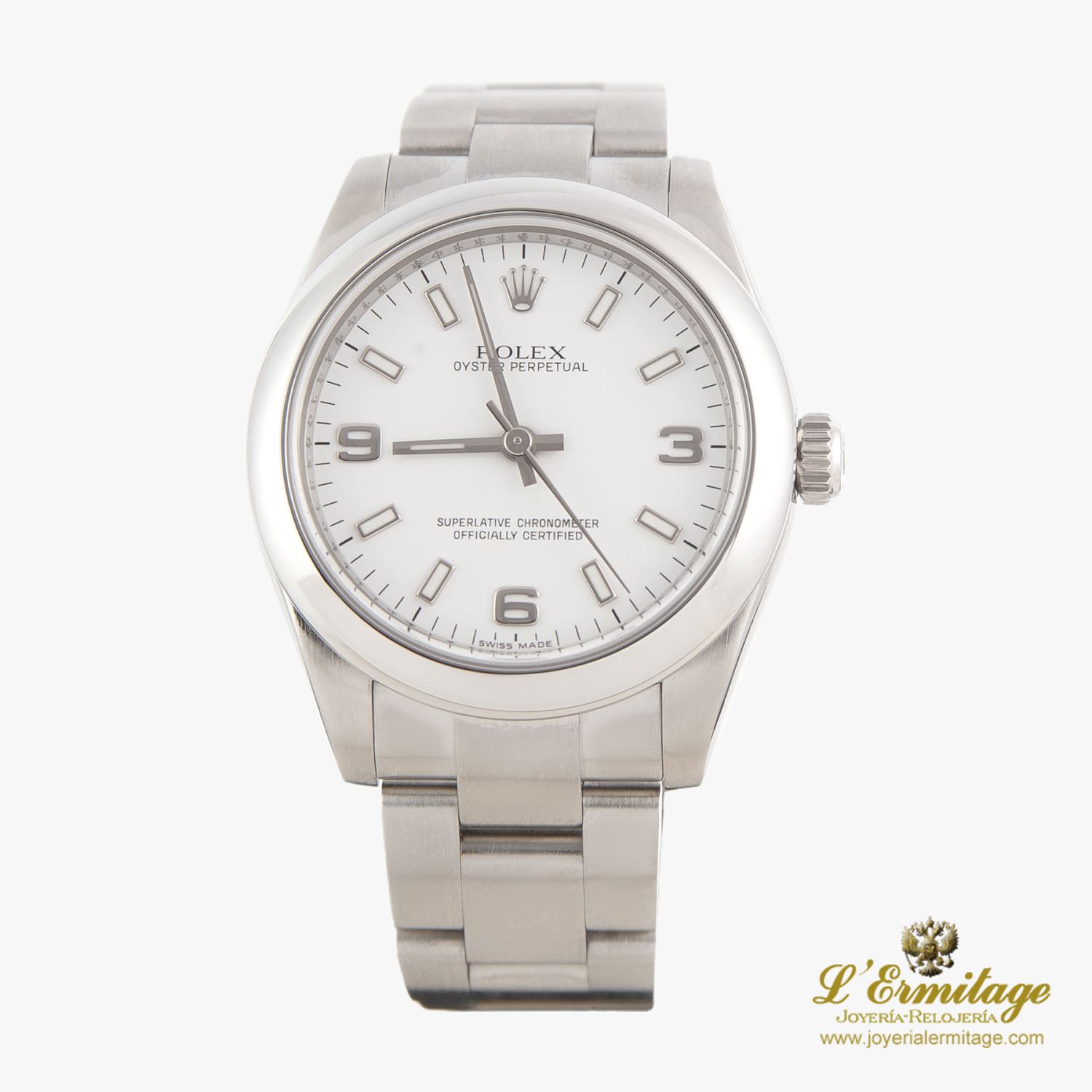 Reloj Rolex Oyster Perpetual Acero 31Mm.. Automático. Acero. Reloj De Caballero/Unisex · Compra Venta de Relojes de Joyas · Joyería L'Ermitage