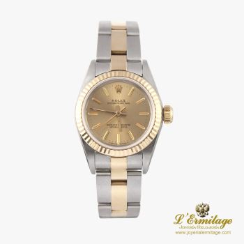 ROLEX<BR>OYSTER PERPETUAL SEÑORA ACERO Y ORO.  ... · ref.: 67193