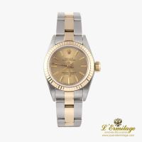 ROLEX<BR>OYSTER PERPETUAL SEÑORA ACERO Y ORO.  ...