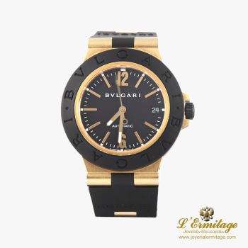 BULGARI<BR>DIAGONO ORO AMARILLO 38MM. · ref.: AL 38 G