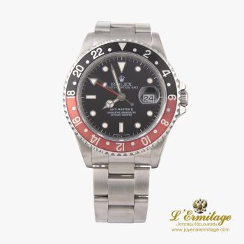 ROLEX<BR>GMT MASTER II ACERO. · ref.: 16710