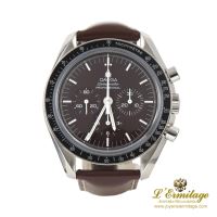 Speedmaster professional moonwatch acero chocolate.   