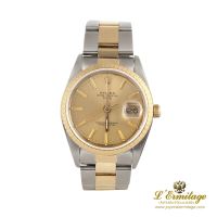 ROLEX<BR>OYSTER PERPETUAL DATE ACERO Y ORO 34MM...