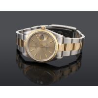 Oyster perpetual date acero y oro 34mm.     