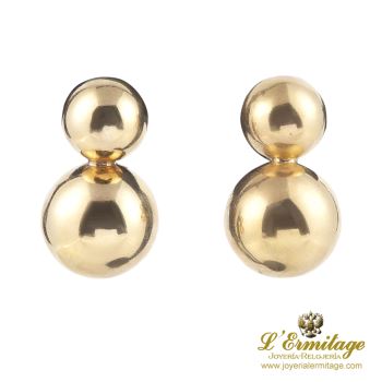 PENDIENTES<BR>PENDIENTES EN ORO AMARILLO CON CIERRE ... · ref.: (CMX)