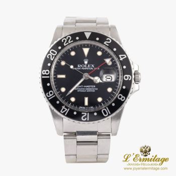 ROLEX<BR>GMT MASTER ACERO PLEXIGLASS. · ref.: 16750