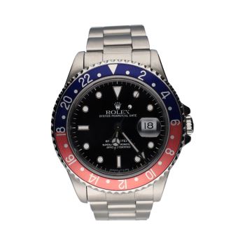 ROLEX<BR>GMT-MASTER II PEPSI ACERO. · ref.: 16710