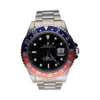 Gmt-master ii pepsi acero.   