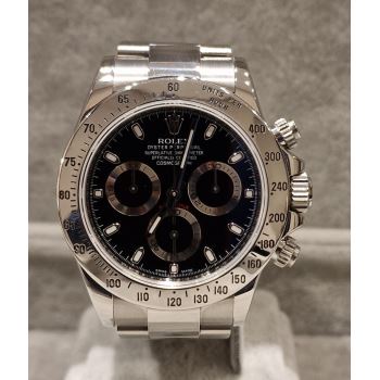 ROLEX<BR>DAYTONA ACERO ESFERA NEGRA. · ref.: 116520