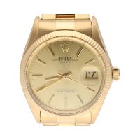 Oyster perpetual date oro amarillo 34mm.   